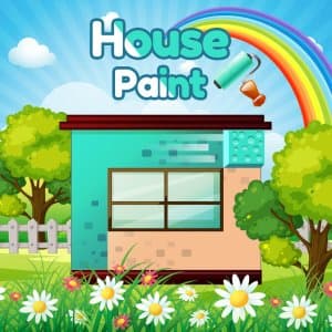 Play House Paint online free - Action game